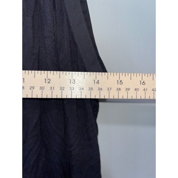 Candies‎ Womens Black Tank Top Rayon/Spandex V-Neck Strappy Large - Picture 4 of 7